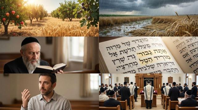 הלכות טעות בתפילה: דין הזכרת גשם בקיץ, תיקון ברכות וחזרה לראש התפילה